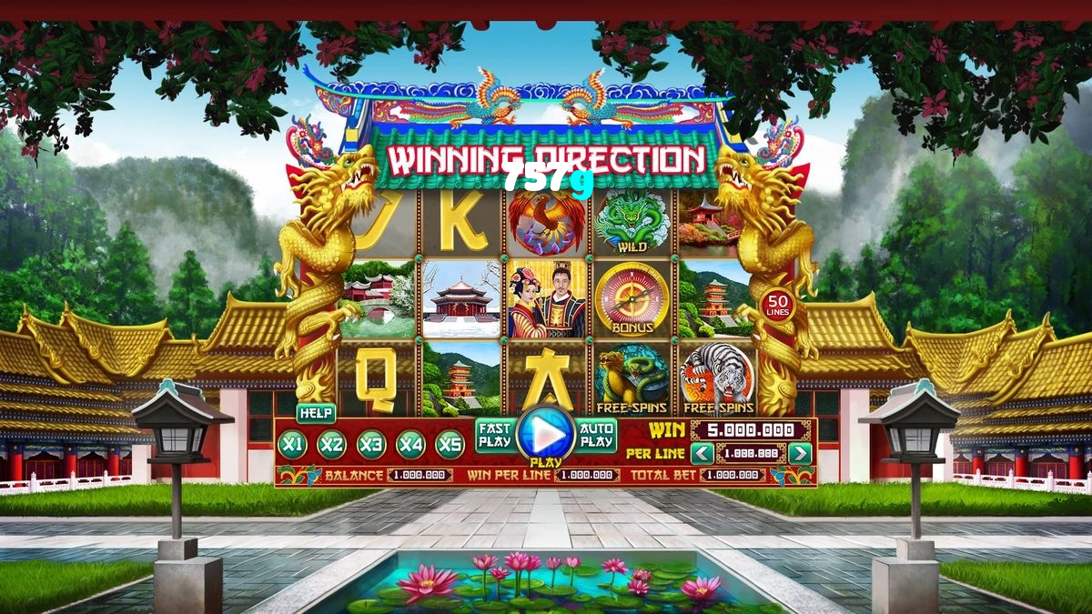 757g casino presented on mobile device in Pakistan with slots and live games